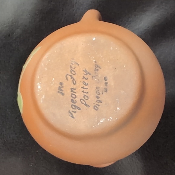 3 pieces Pigeon Forge Pottery brown with yellow interior glaze - Picture 5 of 13